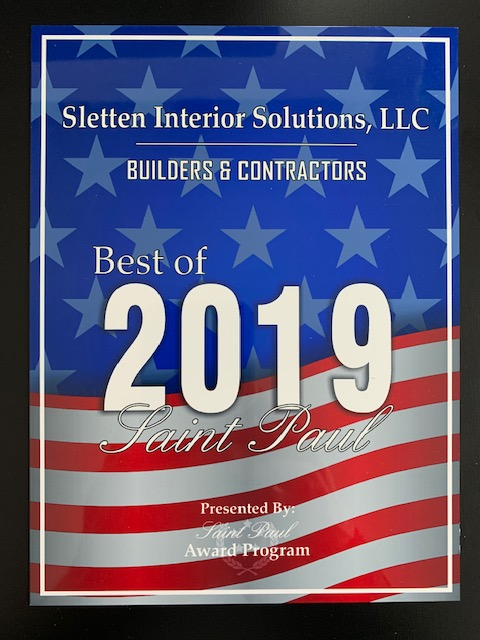 On location at Sletten Interior Solutions, a Bathroom Remodeling in St Paul, MN